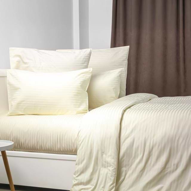 Підковдра двоспальна ТЕП СТРАЙП САТИН PREMIUM 180х215 см Caramel (2-04853_34883)