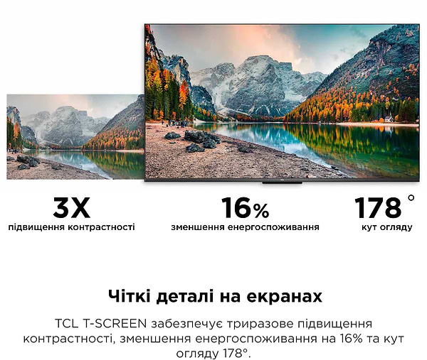 Фото - Телевізор TCL 55P755