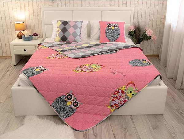 Фото - Ковдра літня двоспальна Руно 172х205 вовняна (316.137ШК_Owl)