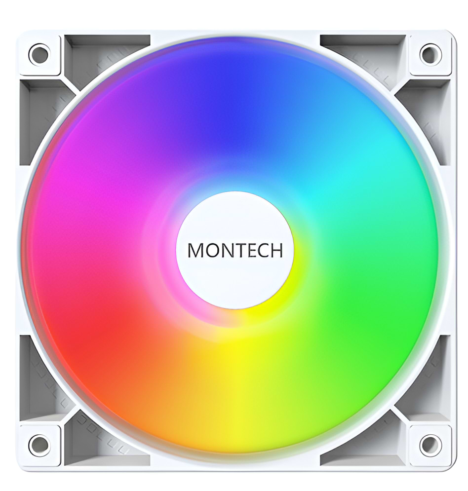 Корпусный вентилятор Montech GF120 PWM White