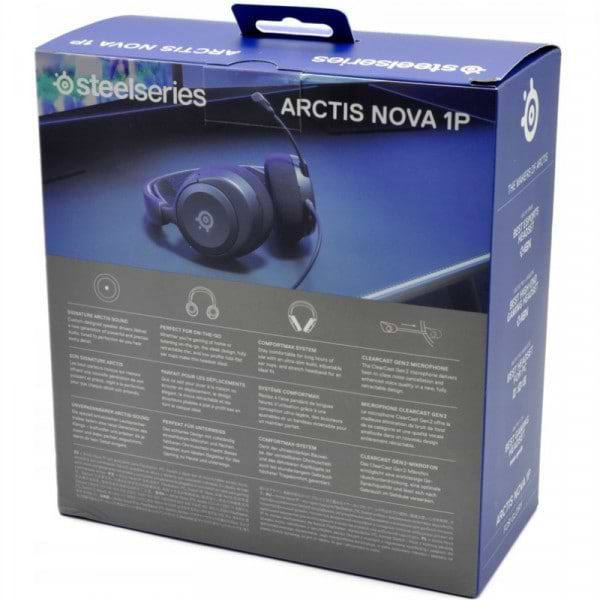 Фото - Гарнитура проводная игровая SteelSeries Arctis Nova 1P Black (61611)