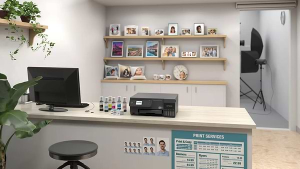 Фото - БФП кольорового друку Epson EcoTank L8100 (C11CK94401)