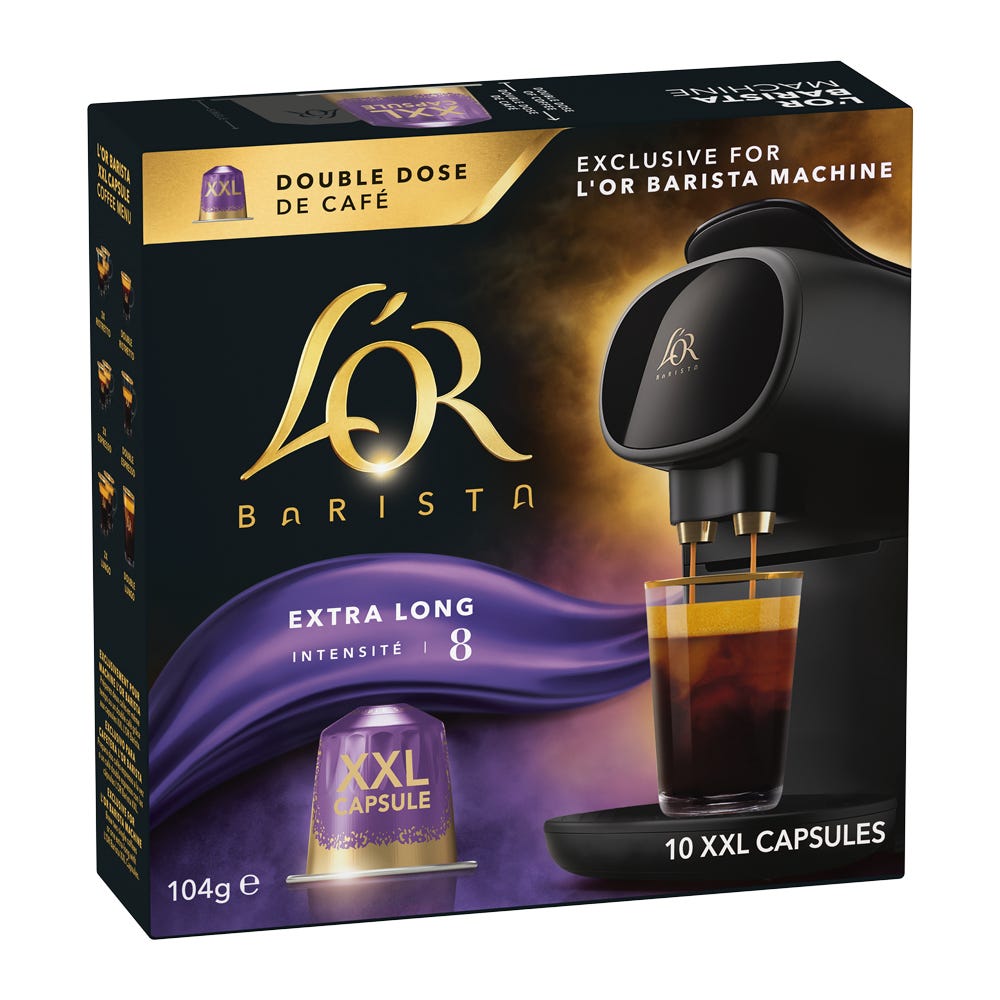 Кава в капсулах L`OR Extra Long #8 10 шт. - Фото 1