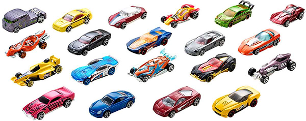 Фото - Набор базовых машинок Hot Wheels 20 шт. (в ас.) (H7045)