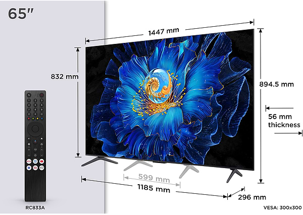 Фото - Телевізор TCL 65C6KS