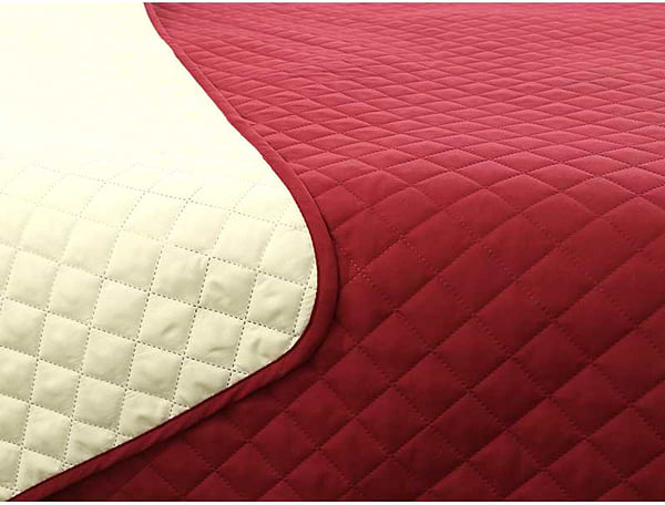 Фото - Покривало двоспальне Руно 220х240 мікрофайбер Гранада молочно-бордове (330.52У_Гранада)