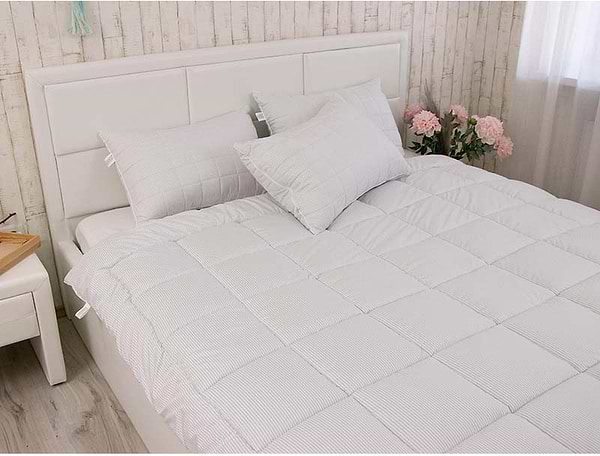 Фото - Ковдра демісезонна двоспальна євро Руно 200х220 силіконова (322.52_Elegante)