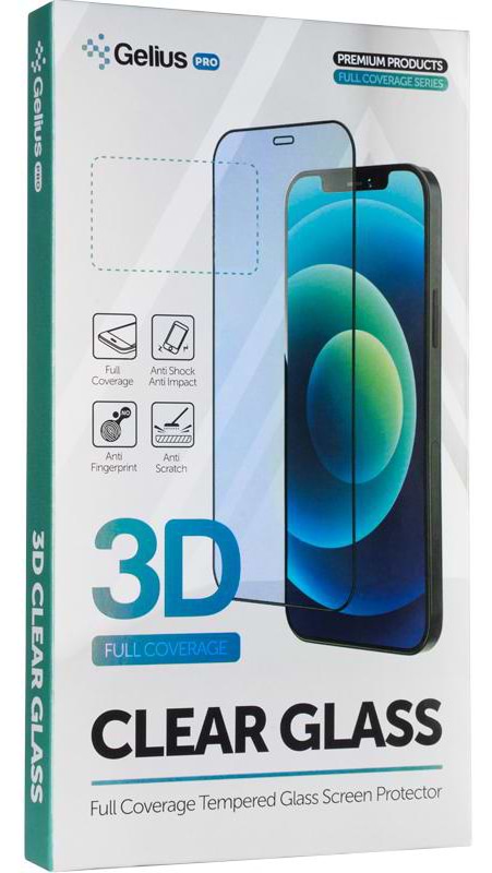 Защитное стекло для смартфона Gelius Pro 3D for Xiaomi Redmi Note 12 Pro 4G/Note 12 Pro Plus 4G Black (93201) - Фото 1