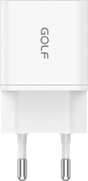Фото - Мережевий зарядний пристрій Golf Type-C 30W PD (GF-U31) White