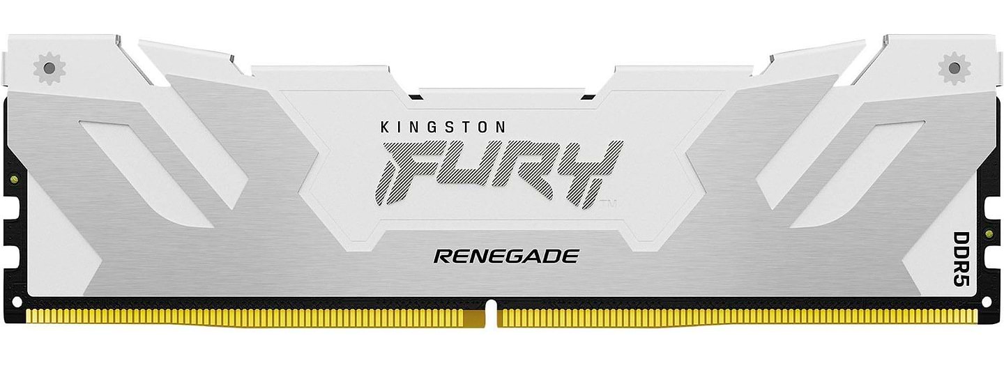Пам'ять DDR Kingston Fury Renegade White DDR5 32GB/6400 (KF564C32RW-32)