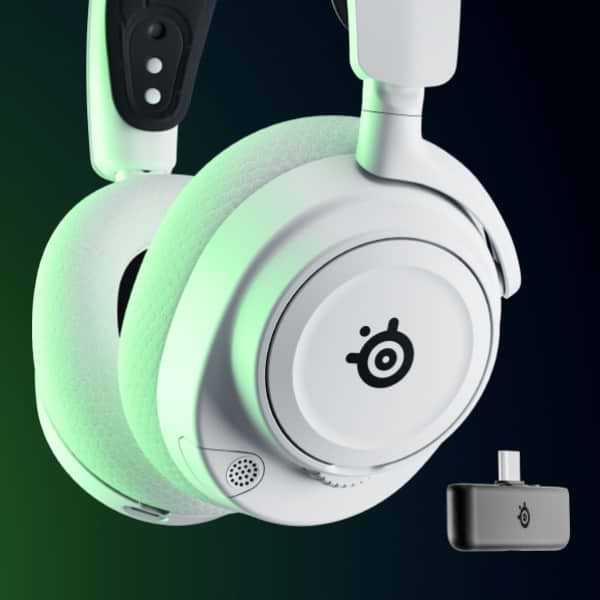 Фото - Гарнитура беспроводная игровая SteelSeries Arctis Nova 7X Wireless White (61567)