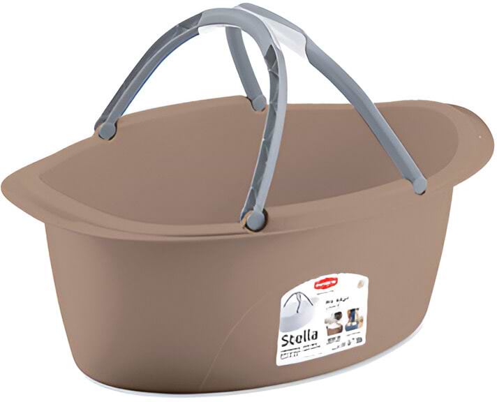 Корзина для хранения Stefanplast Stella с ручками 25 л Коричневый (PR181A/2)