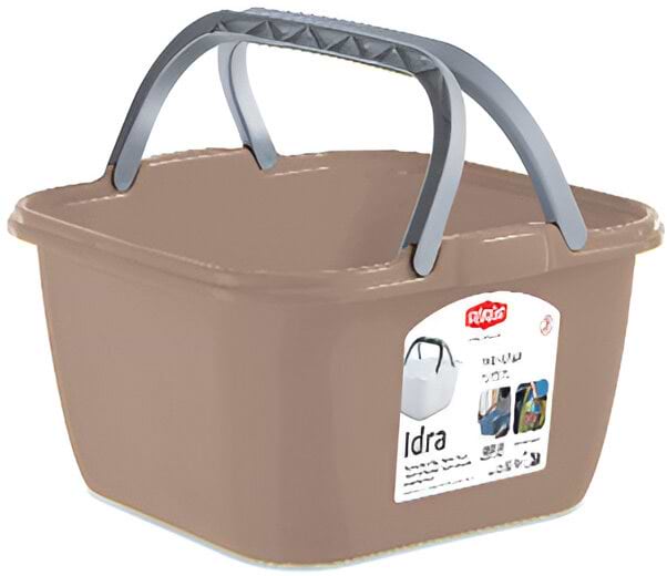 Корзина для хранения Stefanplast IDRA с ручками 14 л Коричневый (PR129V/2)