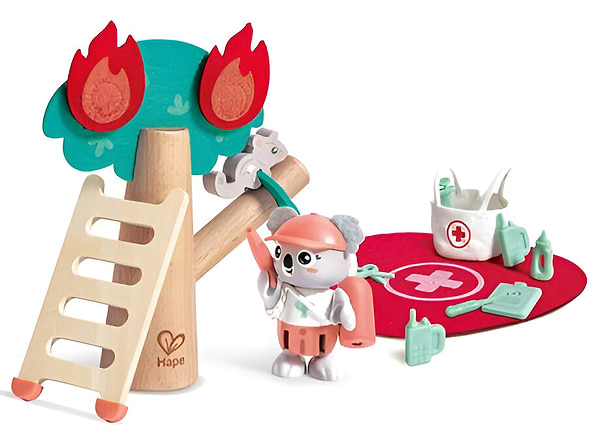 Фото - Ігровий набір Hape Лісова пожежна служба (E3421)