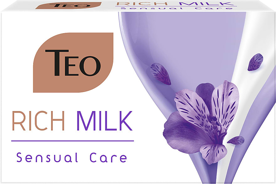 Тверде мило TEO Milk Rich Sensual Care 90 г (3800024047374) - Фото 1