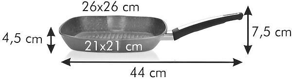 Фото - Сковорода гриль tescoma i-PREMIUM Stone 26 см (602466)