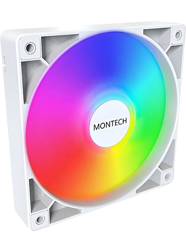 Фото - Корпусный вентилятор Montech GF120 PWM White