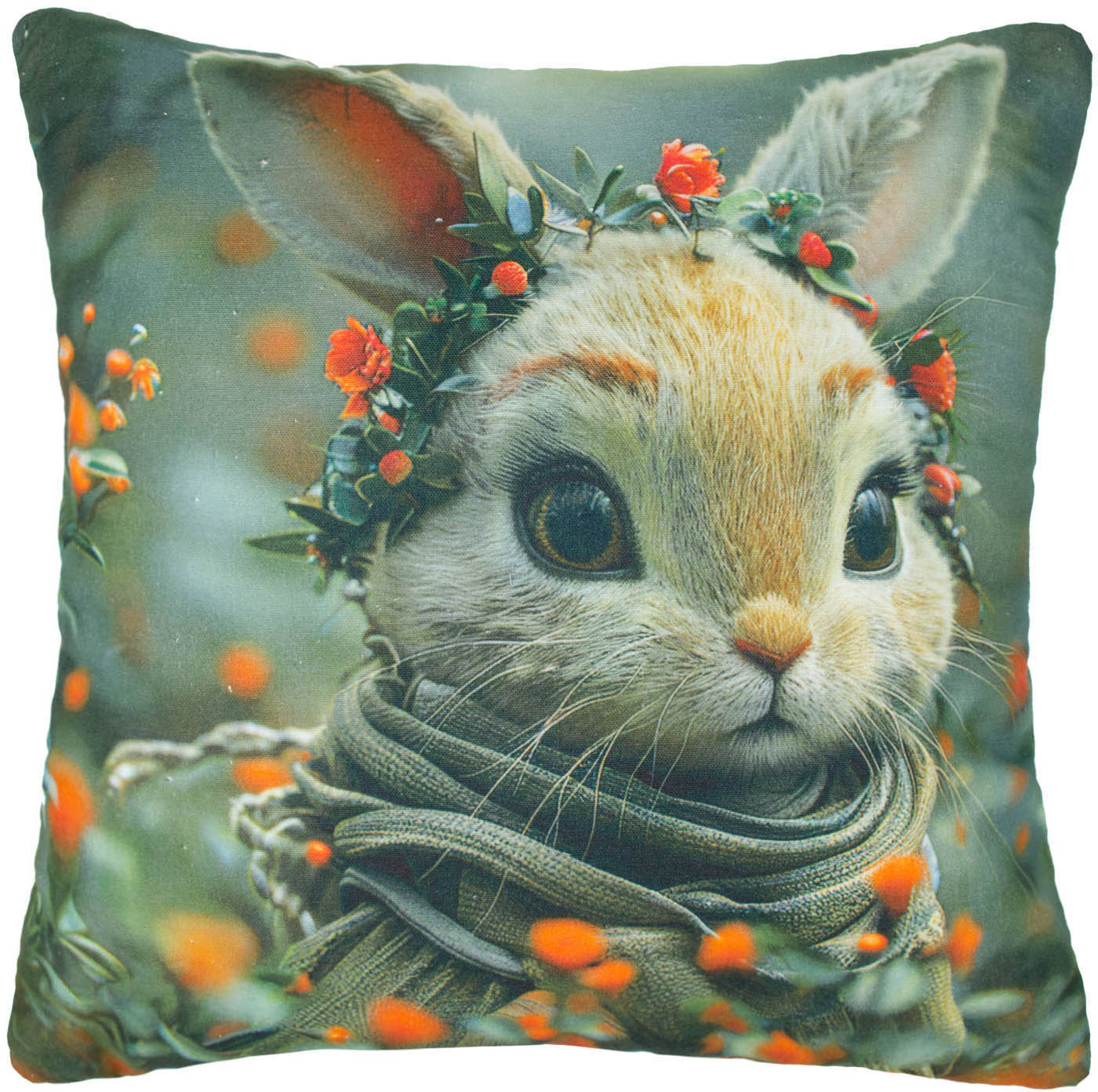 Подушка декоративная Home Line ПОЛУПАНАМА Лесной Зайка (ЦД) 45х45 (189220)