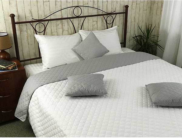 Фото - Покривало двоспальне Руно 220х240 White Grey біло-сіре (330.52У_White Grey)