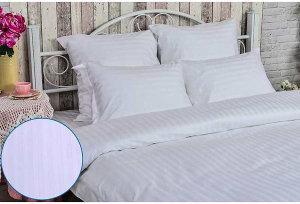 Фото - Комплект постельного белья Руно 2х2 сатин страйп (1.50ДУ_2х2)