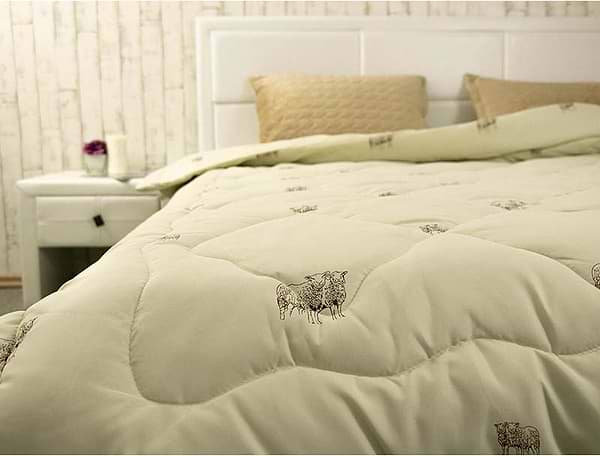 Фото - Ковдра зимова двоспальна Руно 172х205 мікрофайбер вовна (316.52ШК+У_Sheep)