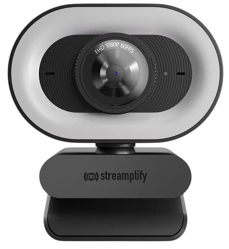 Веб-камера для комп'ютера Streamplify CAM PLUS-FHD-2M60-LIGHT Black (SPCW-CLFH221.11)
