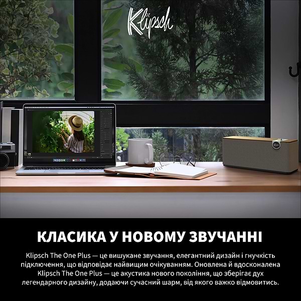 Фото - Портативная акустика Klipsch The One Plus Walnut (1071965)