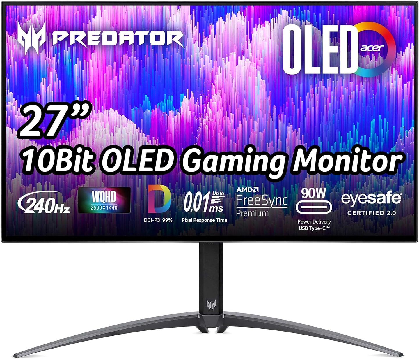 Монитор игровой Acer Predator X27Ubmiipruzx (UM.GXXEE.001) - Фото 1