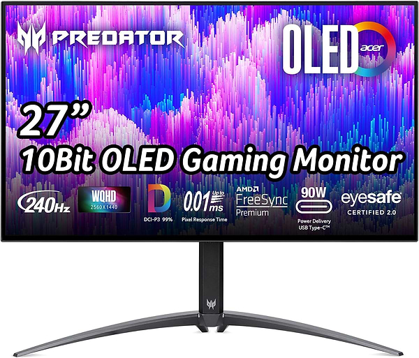 Фото - Монитор игровой Acer Predator X27Ubmiipruzx (UM.GXXEE.001)