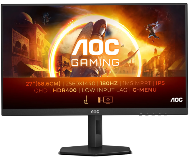 Монітор ігровий AOC Q27G4X Black