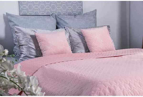 Фото - Покривало двоспальне Руно 180х220 велюр (340.55_Rose)