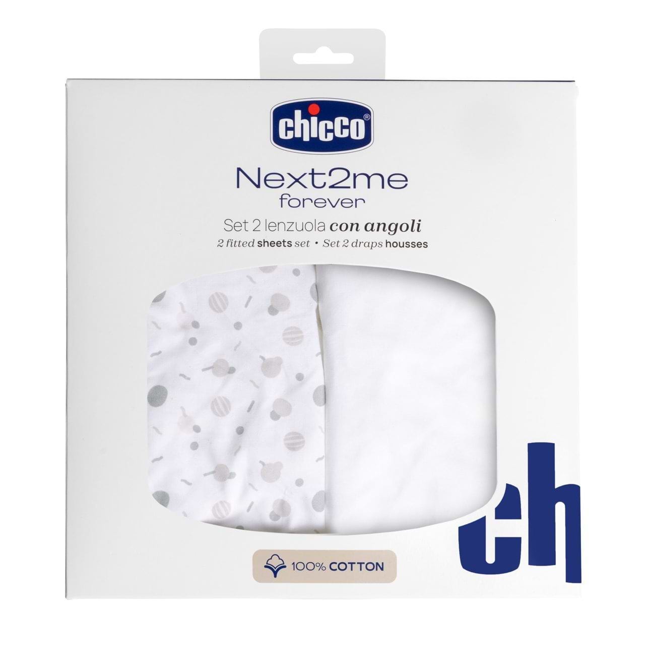 Простирадло дитяче Chicco Next2Me Forever 2 пр. (01128.21)