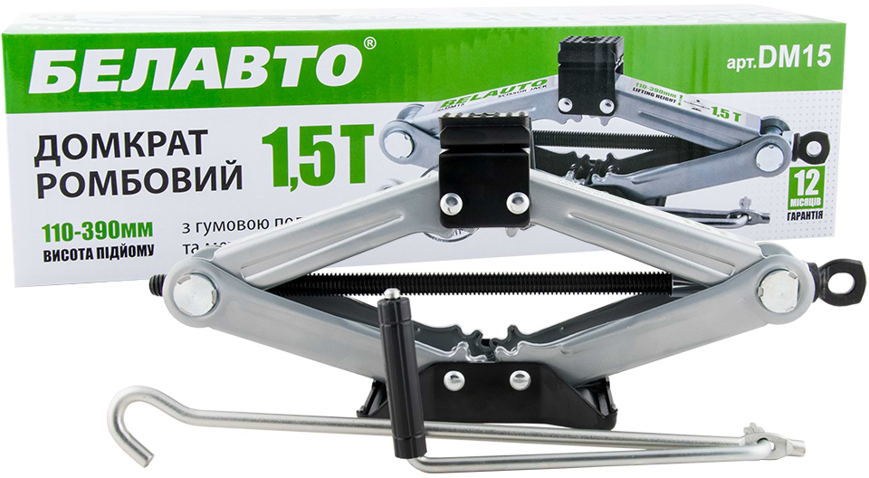 Купити Домкрат BelAuto DM15 - Фото 1 Домкрат BelAuto DM15 - Фото 1
