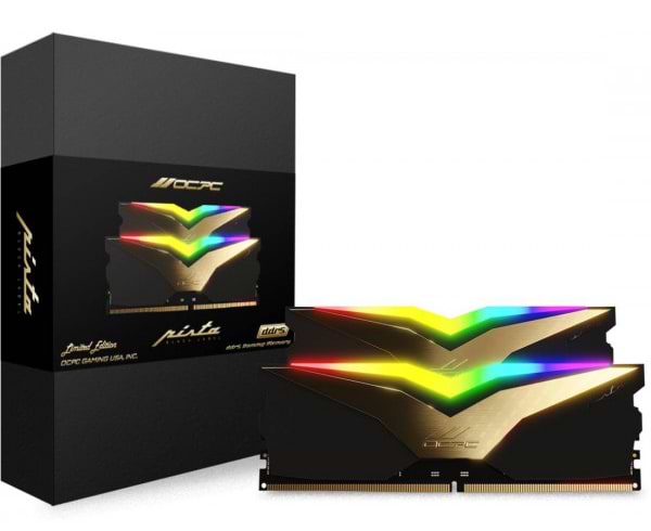 Фото - Память DDR OCPC PISTA RGB Black Label DDR5 32GB (2x16GB) 6800MHz CL40 KIt (MMPT2K32GD568C40BL)