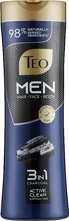 Шампунь мужской TEO Men Charcoal 350 ml (3800024046766) - Фото 1