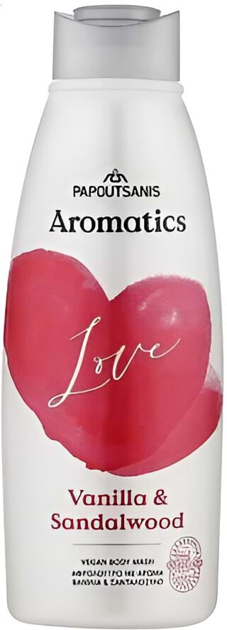 Гель для душа Aromatics Vegan Love Ваніль та Сандалове дерево 600 мл (ADGLJSW600) - Фото 1