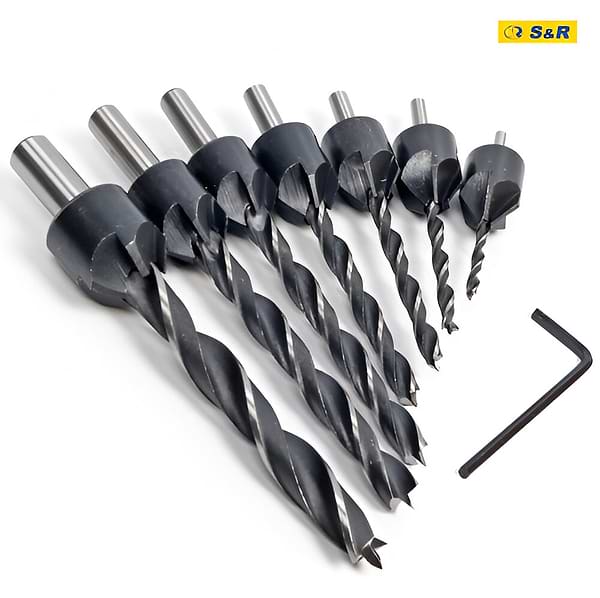 Фото - Набор сверл S&R Meister 3-10 мм 7 шт. (216900007)