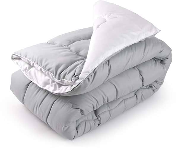 Фото - Ковдра зимова полуторна Руно 140х205 силіконова (321.52_Grey White)