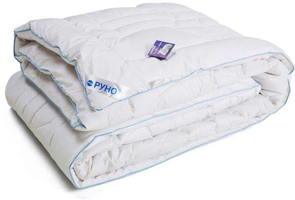 Ковдра зимова полуторна Руно 155х210 вовняна (317.29ШЕУ_Білий) - Фото 1