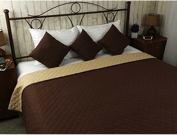 Фото - Покривало двоспальне Руно 220х240 Chocolate шоколадно-бежеве (330.52У_Chocolate) Фото - Покривало двоспальне Руно 220х240 Chocolate шоколадно-бежеве (330.52У_Chocolate)