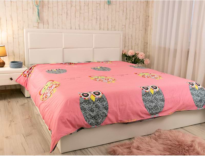 Підковдра двоспальна євро Руно 205х225 сатин (67.137_Owl)