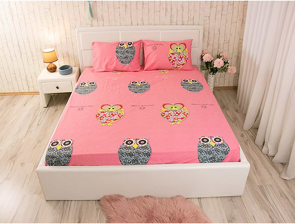 Фото - Простынь двуспальная Руно 175х215 сатин (73.137_Owl)