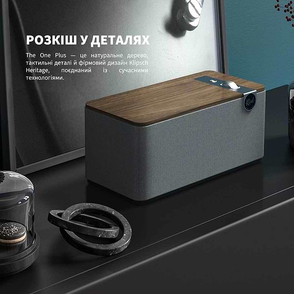 Фото - Портативная акустика Klipsch The One Plus Walnut (1071965)