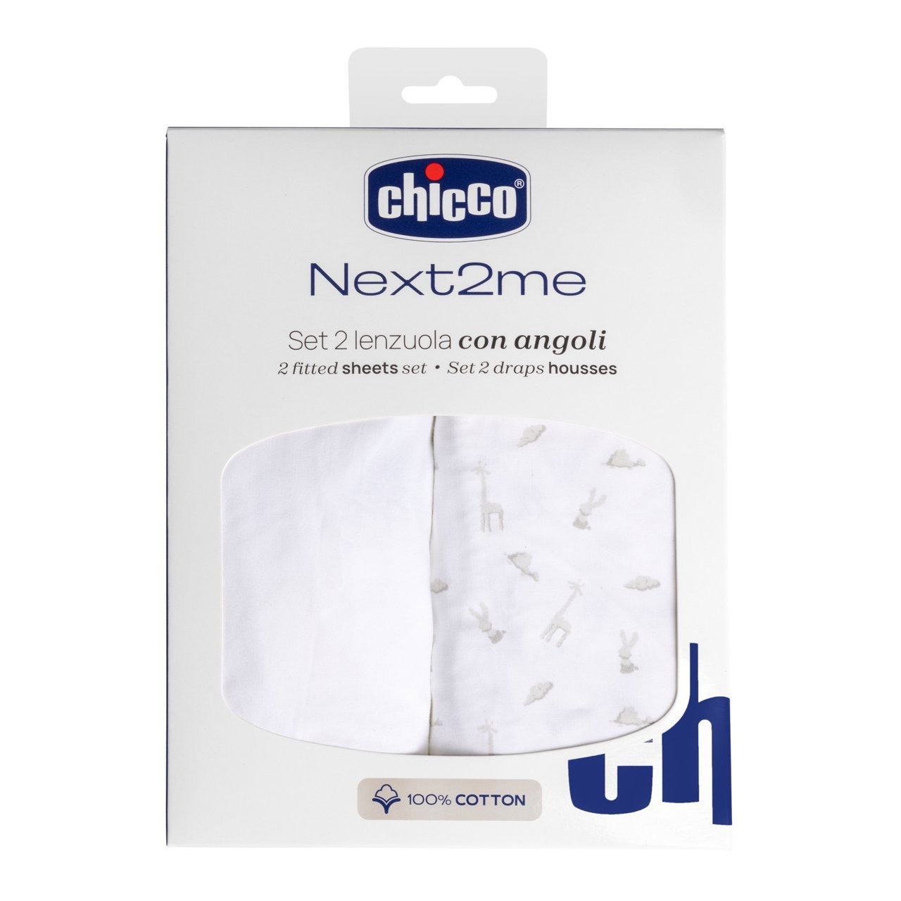Простирадло дитяче Chicco Next2Me 2 пр. (01127.91)