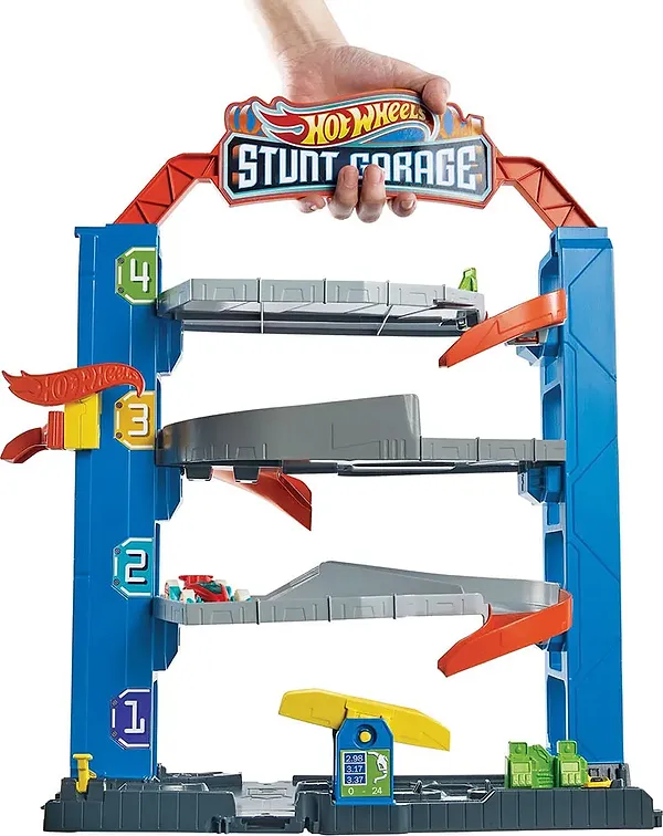 Фото - Ігровий набір Hot Wheels Чотириповерховий гараж для машинок (GNL70)