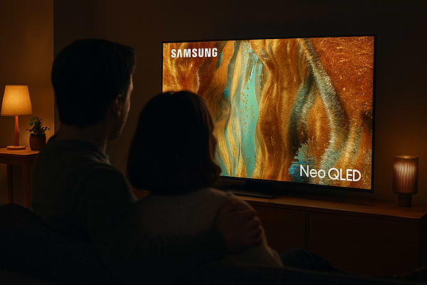 Фото - Телевізор Samsung QE55QN70FAUXUA