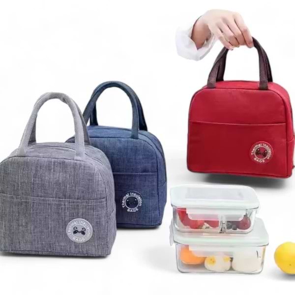 Фото - Сумка ізотермічна Love You для ланчбоксів та їжі бордова (59007