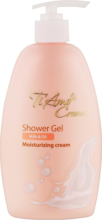 Гель для душа Ti Amo Crema Зволожуючий крем 400 мл (4820263233405) - Фото 1