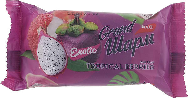 Фото - Тверде мило Grand Шарм Тропічні ягоди 125 г (4820195507216)
