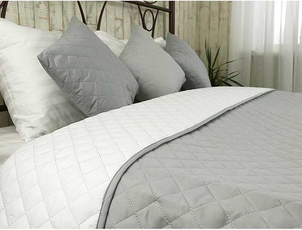 Фото - Покривало двоспальне Руно 220х240 White Grey біло-сіре (330.52У_White Grey)